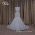 2016 New Style Applique Mermaid Ball Gown Wedding Dress